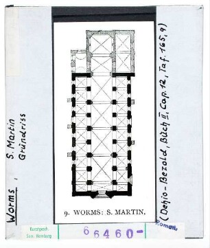 Worms: St. Martin, Grundriss