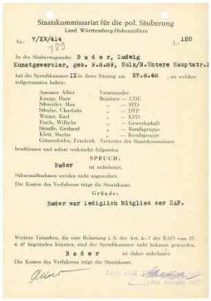 Bader, Ludwig