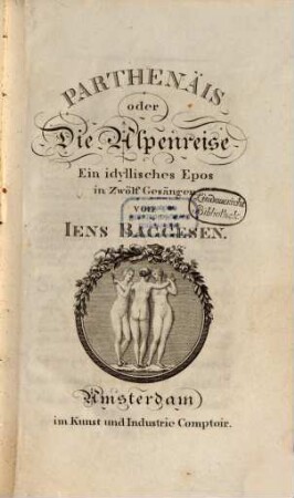 Parthenais oder die Alpenreise