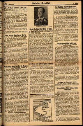 Zweite Ausgabe vom Mittwoch, den 01. April 1942.