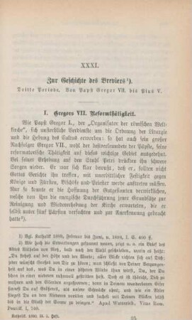 385-408 Zur Geschichte des Breviers : I.