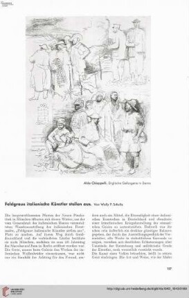 58: Feldgraue italienische Künstler stellen aus