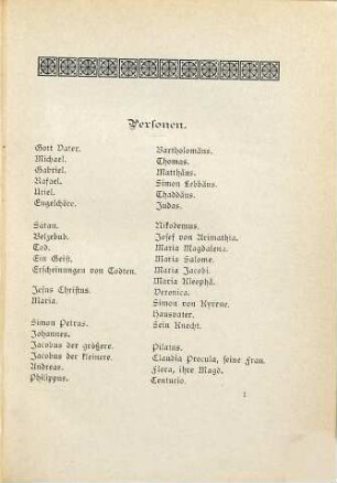 Das Mysterium vom Leben und Leiden des Heilands : Ein Osterfestspiel in drei Tagewerken nach volkstümlichen Ueberlieferungen von Richard Kralik. Herausgegeben auf Veranlassung der Leo-Gesellschaft, II