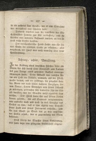 Achtung, achten, Verachtung.