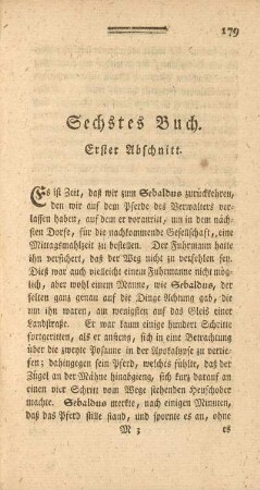 Sechstes Buch