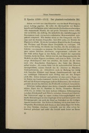 II. Epoche (1500-1513). Der plastisch-realistische Stil.