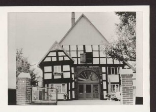 Fachwerkhaus in Vahlhausen. Detmold. Papierabzug
