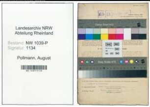 Entnazifizierung August Pollmann , geb. 14.08.1881 ()