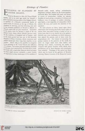 66: Etchings of Flanders by Victor Gilsoul