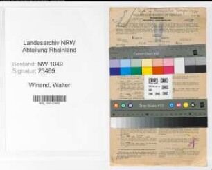 Entnazifizierung Walter Winand , geb. 08.04.1905 (Bankangestellter)