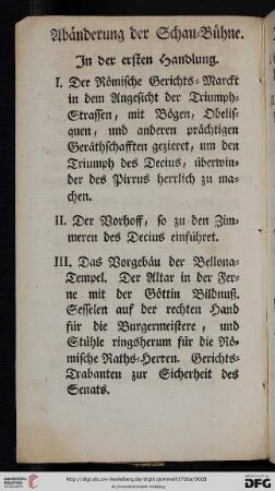 Abänderung der Schau-Bühne