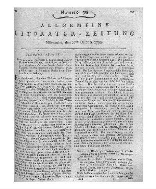 Sammlung der besten ausländischen Romane. Bd. 1-2. [s.l.] 1789-90