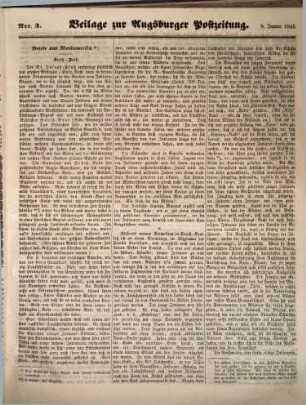 Augsburger Postzeitung. 1845, 1 - 6