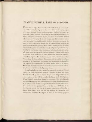 Francis Russell, Earl of Bedford.
