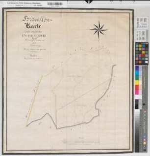 Meschede (Meschede), Teilung eines Teils des Enster Sondern, Brouillonkarte