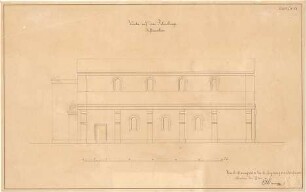 Klumpp, Karl F. A.; Petersberg; Kirchenrestaurierung - Aufriss