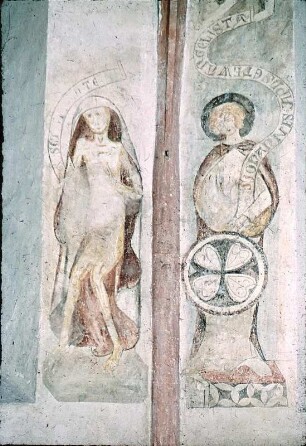 Heilige Margaretha (Apsis, Ostfenster, rechter Pfeiler)