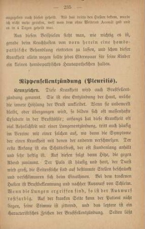 Rippenfellentzündung (Pleuritis)