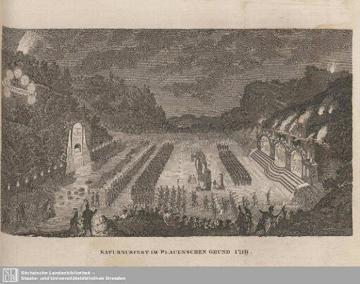 Saturnfest im Plauenschen Grund 1719