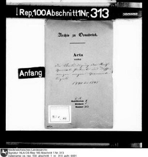 Die Verkündigung der Reichs Vikariats-Patente und Differenzen wegen des Vikariats Bezirks