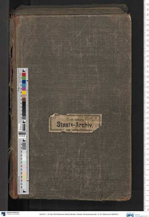 Kabinettsorders vom 1. Januar 1757 - 21. März 1759 (Abschriften). Fragmente