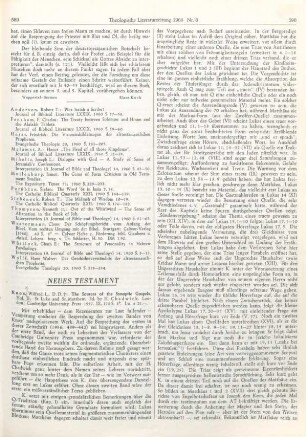 589-592 [Rezension] St. Luke and St. Matthew