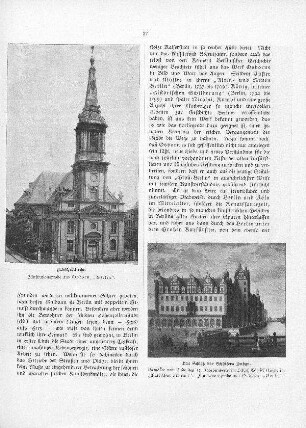 Parochialkirche. Das Schloß vor Schlüters Umbau