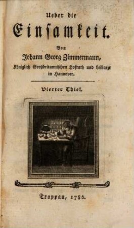 Ueber die Einsamkeit, Vierter Theil
