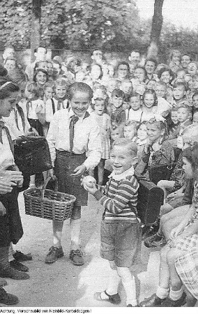 Einschulung, September 1953