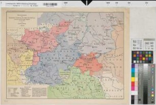 Übersichtskarte der kirchlichen Einteilung der Mark Brandenburg und der angrenzenden Gebietiete im Jahre 1500