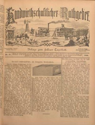 15: Beilage vom Montag, 13. Juli 1896