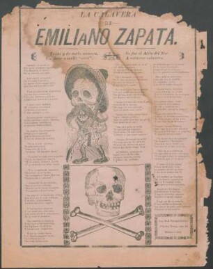 La calavera de Emiliano Zapata