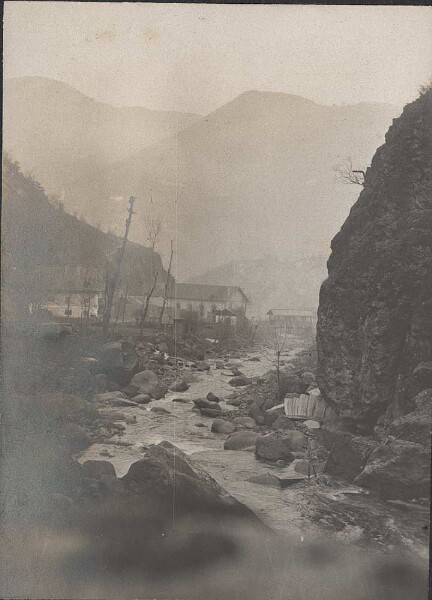 View from the Eggental valley into the Eisack valley.