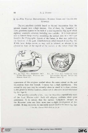 § 15: The temple repositories: Marble cross and cruciform symbols