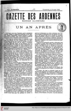 Heft 1, August 1915