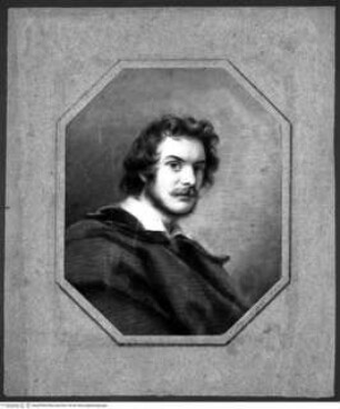 Sammlung von Bildnissen deutscher Künstler in Rom (Erstes Künstleralbum)Porträt Ludwig Schwanthaler - Erstes Künstleralbum (Originaltitel: Sammlung von Bildnissen Germanischer Künstler in Rom / Sammlung von Bildnissen Deutscher Künstler in Rom, gestiftet im Jahre 1832)