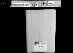 Krameramts-Rechnungen, auch Krameramts-Armen-Rechnungen