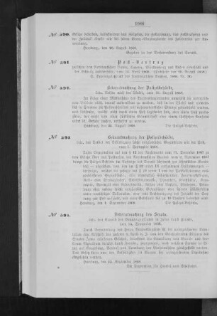 Post-Vertrag zwischen dem Norddeutschen Bunde, Bayern, Württemberg und Baden einerseits und der Schweiz andererseits, vom 11. April 1868.