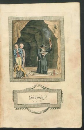 Tafel: Zauberey.