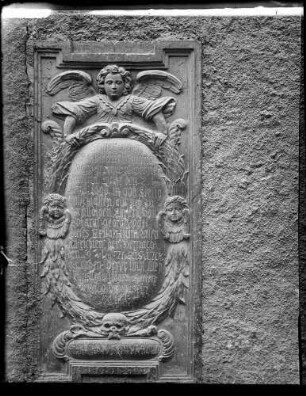 Tauberbischofsheim Grabmal Magarethe Vogel (gestorben 1696)