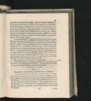 Caput III. De Executione parata ex Consuetudine vel Statuto.