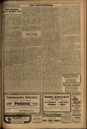 Zweite Ausgabe vom Donnerstag, den 29. Mai 1924.