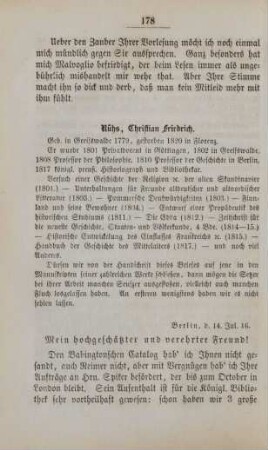 Rühs, Christian Friedrich