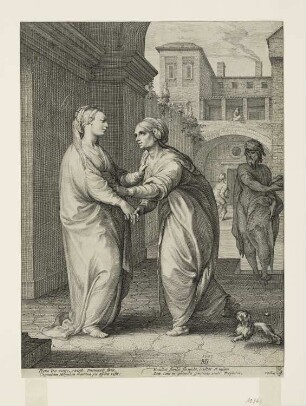 Heimsuchung, Blatt 2 der Folge "Geburt und frühe Kindheit Christi"