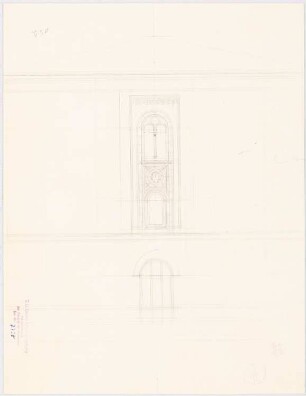 Russische Kirche: Fassadenelement und Fenster (Anischten)