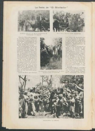 La fiesta de "El Gladiador"