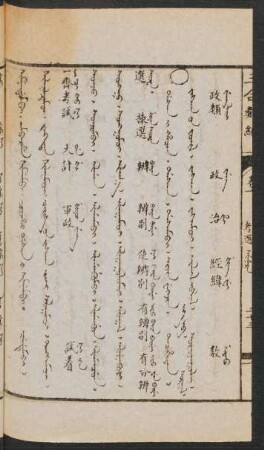 Dasa i hacin = Jasaγ-un jüil [Jasaq uv jujil] = 政類