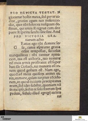 Pro victoria gratiarum actio