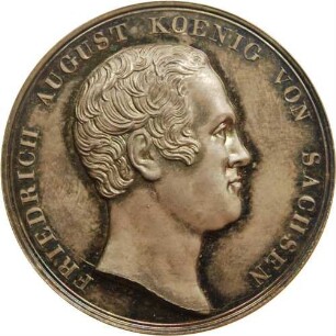 König Friedrich August II. - Verdienstmedaille für Kunst und Gewerbe