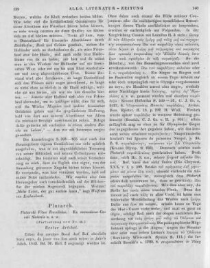 Plutarchus: Plutarchi Vitae parallelae. Ex recensione C. Sintenis. Vol. 1-3. Leipzig: Köhler 1839-43 (Fortsetzung von Nr. 17)